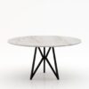 Ronde marmeren eettafel Pipistrello Tondo - Taj Mahal Quartzite - 170cm