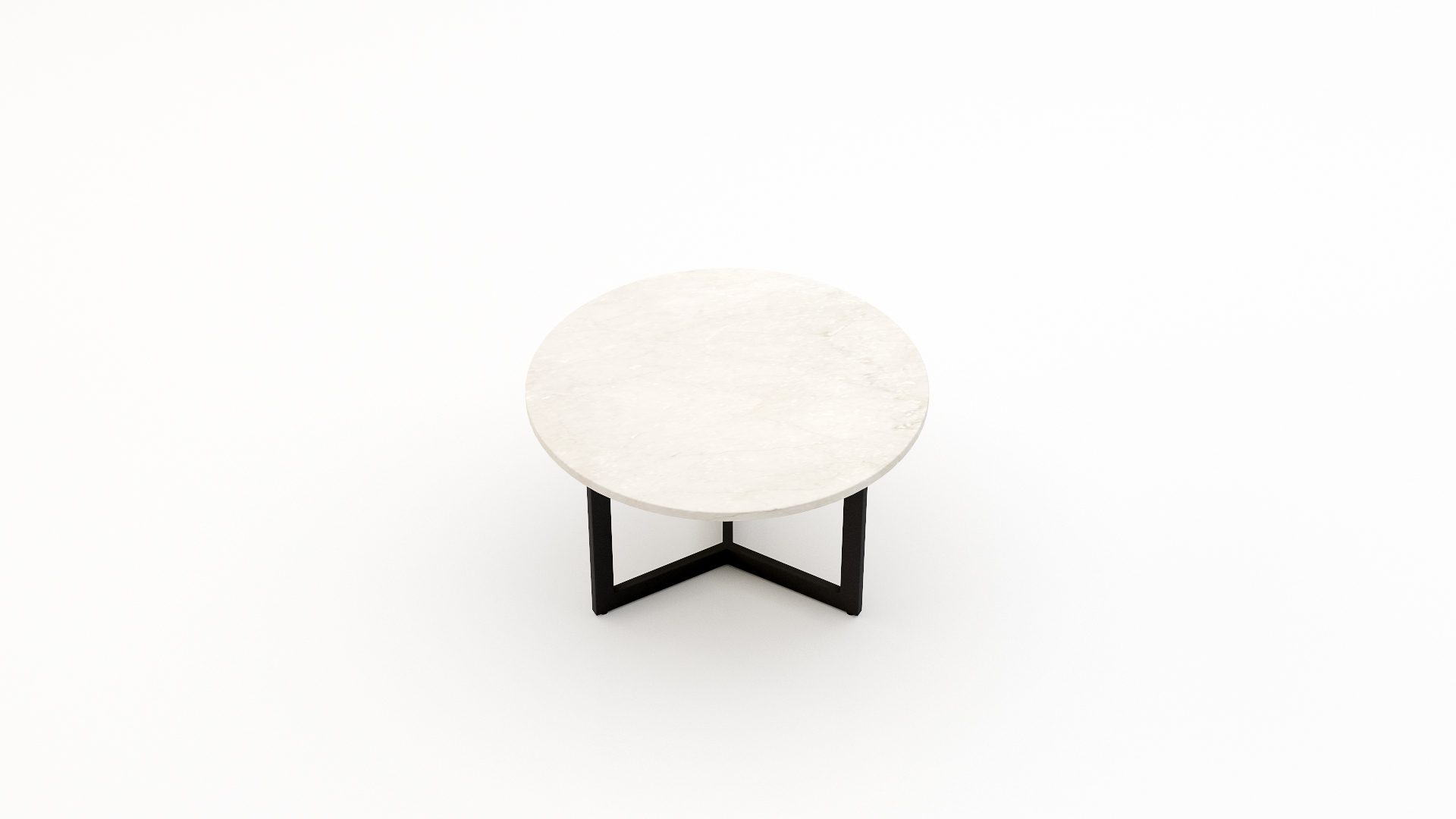 Ronde marmeren salontafel Caffė 3 - Botticino Semi Classico - Afbeelding 2