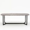 Deens ovale marmeren eettafel Anatra - Pietra Grey - 260x120cm