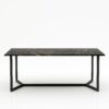 Rechthoekige marmeren eettafel Anatra - Nero saint port laurent - 260x100cm