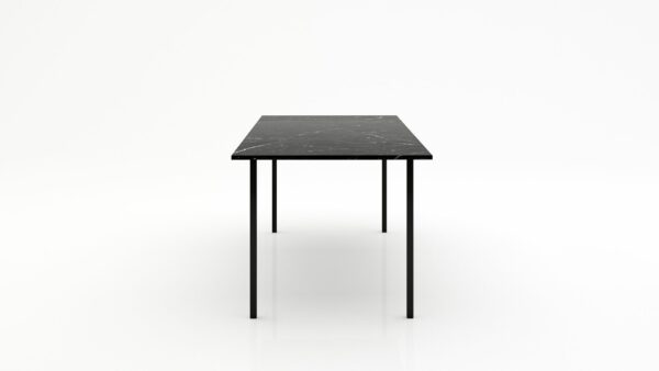 Alternative view of Rechthoekige marmeren eettafel Gambe Quattro - Negresco