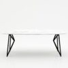Deens ovale marmeren eettafel Pipistrello - Bianco Carrara CD CHIARO - 260x120cm