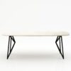 Deens ovale marmeren eettafel Pipistrello - Botticino Semi Classico - 260x120cm