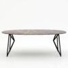 Ovale marmeren eettafel Pipistrello - Pietra Grey - 260x130cm
