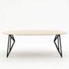 Ovale marmeren eettafel Pipistrello - Travertino Chiaro - 260x130cm