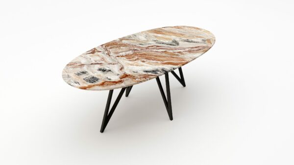 Polipetti - Ovaal - Arabescato Orobico Rosso