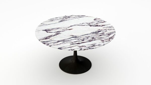Alternative view of Ronde marmeren eettafel Tulip - Calcatta Viola