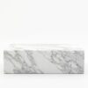 Rechthoekige marmeren salontafel Blocco - Arabescato Carrara - 100x60cm