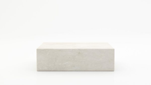 Rechthoekige marmeren salontafel Blocco - Botticino Semi Classico - 100x60cm