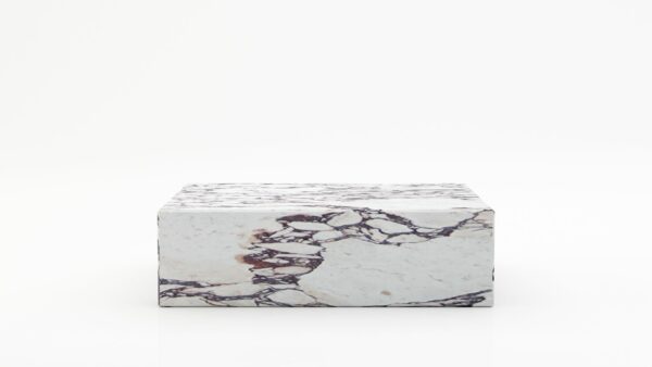 Rechthoekige marmeren salontafel Blocco - Calcatta Viola - 100x60cm