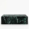 Rechthoekige marmeren salontafel Blocco - Verde rameggiato - 100x60cm