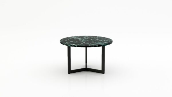 Ronde marmeren salontafel Caffė 3 - Verde rameggiato - 100cm