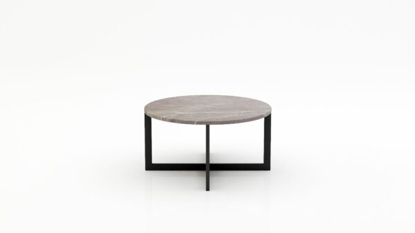 Ronde marmeren salontafel Caffė 4 - Pietra Grey - 100cm