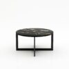 Ronde marmeren salontafel Caffė 4 - Titanium - 100cm