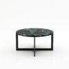 Ronde marmeren salontafel Caffė 4 - Verde rameggiato - 100cm