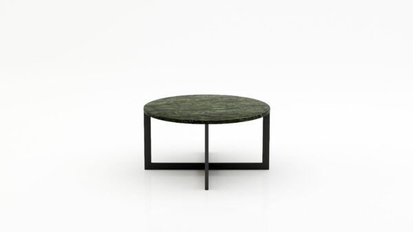 Ronde marmeren salontafel Caffė 4 - Verde Guatemala - 100cm
