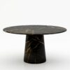 Ronde marmeren eettafel Gelato marmo - Nero saint port laurent - 170cm
