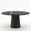 Ronde marmeren eettafel Gelato - Nero Marquina - 170cm