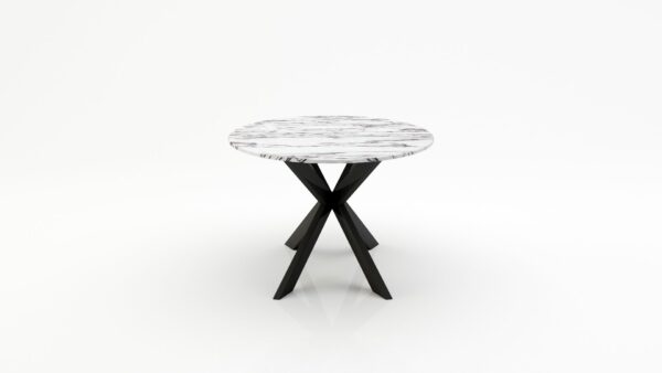 Alternative view of Ovale marmeren eettafel Matrix Farfalle - Calcatta Viola