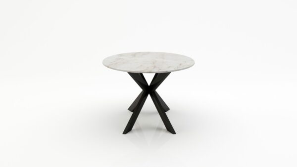 Alternative view of Ovale marmeren eettafel Matrix Farfalle Taj Mahal Quartzite