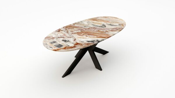 Matrix normale - Ovaal - Arabescato Orobico Rosso