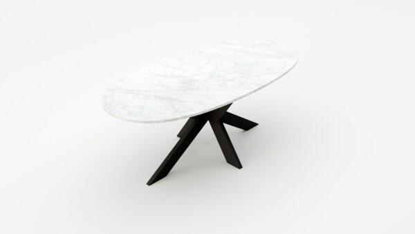 Matrix normale - Ovaal - Bianco Carrara CD CHIARO