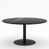 Ronde marmeren eettafel Tubo - Nero Marquina - 170cm