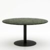 Ronde marmeren eettafel Tubo - Verde Guatemala - 170cm