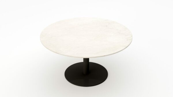 Alternative view of Ronde marmeren eettafel Tubo - Botticino Semi Classico