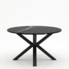 Ronde marmeren eettafel Croce - Nero Marquina - 170cm