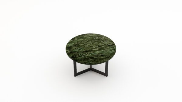 Alternative view of Ronde marmeren salontafel Caffė 3 - Verde Guatemala