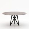 Ronde marmeren eettafel Pipistrello Tondo - Pietra Grey - 170cm