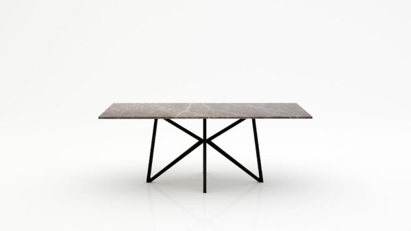 Rechthoekige marmeren eettafel Stella - Pietra Grey - 260x100cm