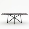 Rechthoekige marmeren eettafel Stella - Rosso Levanto - 260x100cm