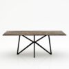 Rechthoekige marmeren eettafel Stella - Royal Brown - 260x100cm