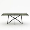 Rechthoekige marmeren eettafel Stella - Verde Guatemala - 260x100cm
