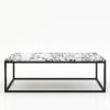 Rechthoekige marmeren salontafel Cornice - Calcatta Viola - 140x70cm
