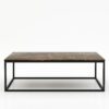 Rechthoekige marmeren salontafel Cornice - Royal Brown - 140x70cm