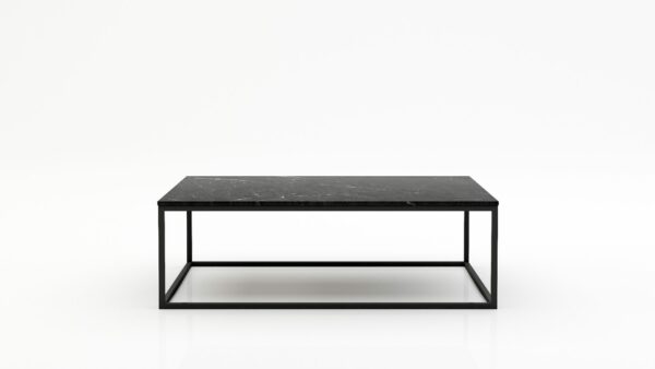 Rechthoekige marmeren salontafel Cornice - Negresco - 140x70cm