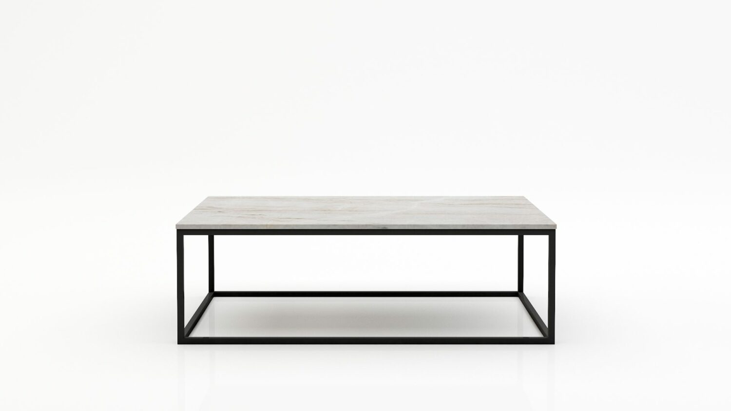 Rechthoekige marmeren salontafel Cornice - Taj Mahal Quartzite - 140x70cm