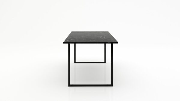 Alternative view of Rechthoekige marmeren eettafel Gambe U - Negresco