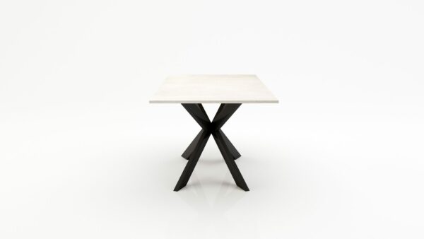 Alternative view of Rechthoekige marmeren eettafel Matrix Farfalle Botticino Semi Classico