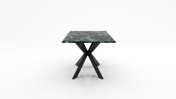 Alternative view of Rechthoekige marmeren eettafel Matrix Farfalle Verde rameggiato