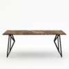 Rechthoekige marmeren eettafel Pipistrello - Emperador dark - 260x100cm