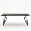 Rechthoekige marmeren eettafel Pipistrello - Titanium - 260x100cm