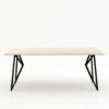 Rechthoekige marmeren eettafel Pipistrello - Travertino Chiaro - 260x100cm