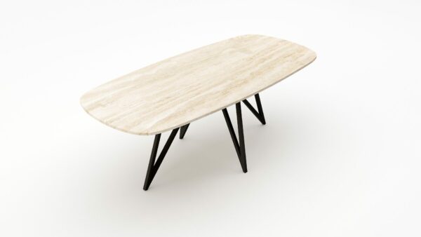 Polipetti - Deens ovaal - Travertino Chiaro