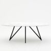 Ovale marmeren eettafel Polipetti - Bianco Carrara CD CHIARO - 260x130cm