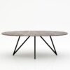 Ovale marmeren eettafel Polipetti - Pietra Grey - 260x130cm