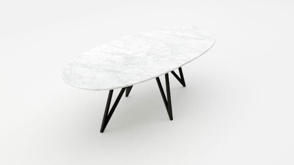 Polipetti - Ovaal - Bianco Carrara CD CHIARO